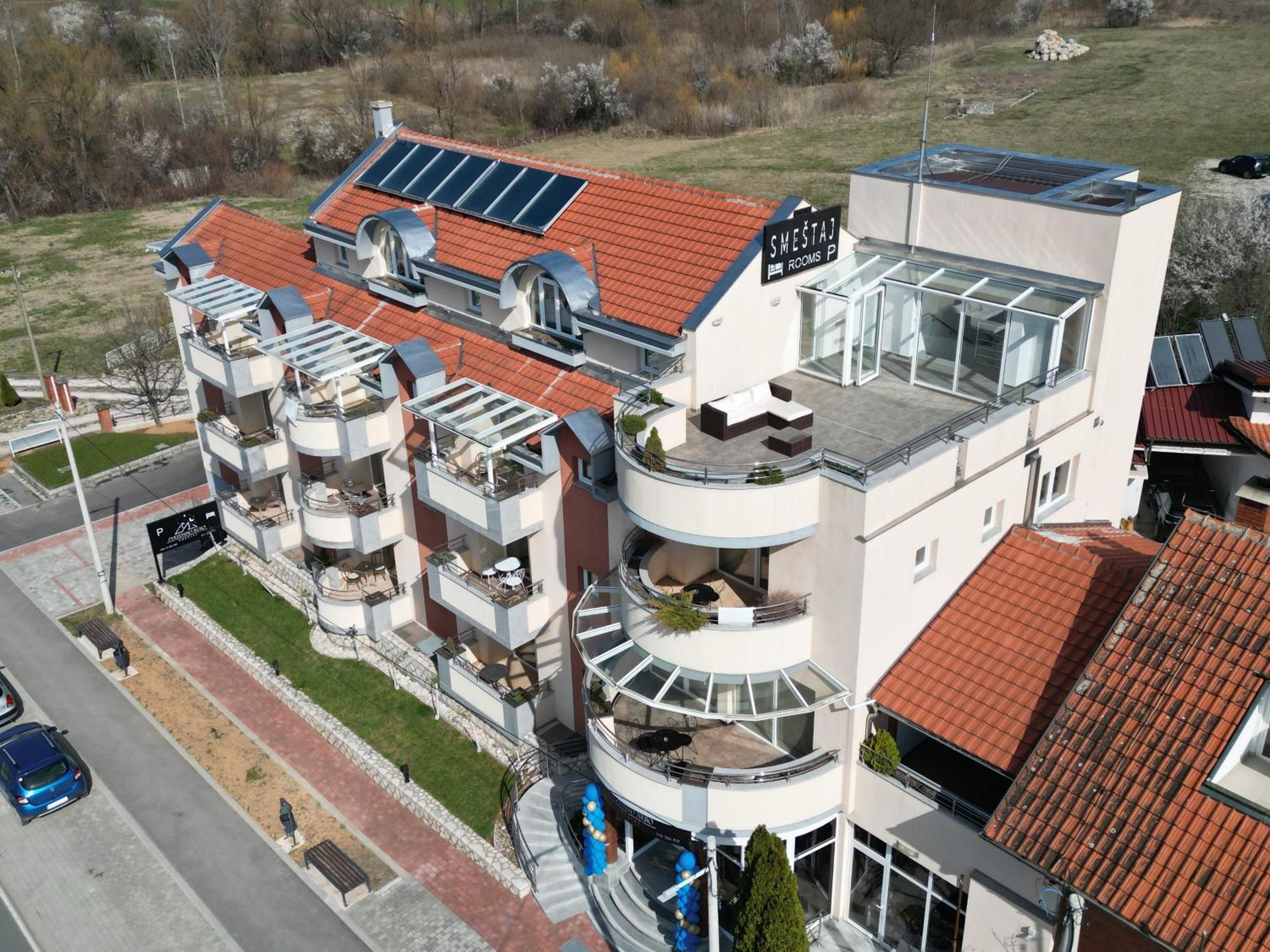 Smestaj Zvezdano Nebo ชเดรโล ภายนอก รูปภาพ